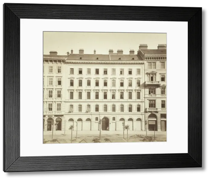 Framed Print : Karnthner-Ring No. 13, Zinshaus des Herrn J. Montandon, 1860s. Creator: Unknown Framed Print : Karnthner-Ring No. 13, Zinshaus des Herrn J. Montandon, 1860s. Creator: Unknown