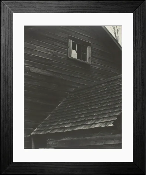 Framed Print : Barn-Lake George, 1922. Creator: Alfred Stieglitz Framed Print : Barn-Lake George, 1922. Creator: Alfred Stieglitz