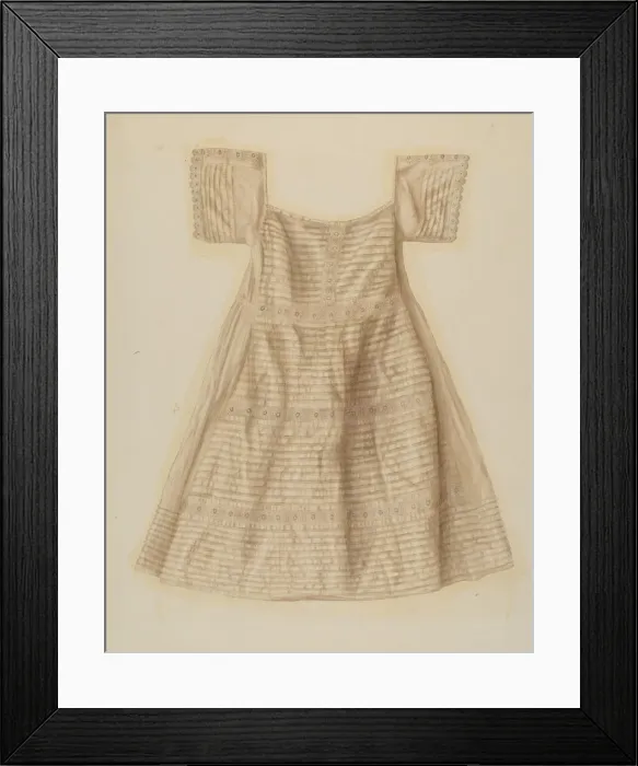 Framed Print : Baby Dress, c. 1939. Creator: Fred Hassebrock Framed Print : Baby Dress, c. 1939. Creator: Fred Hassebrock