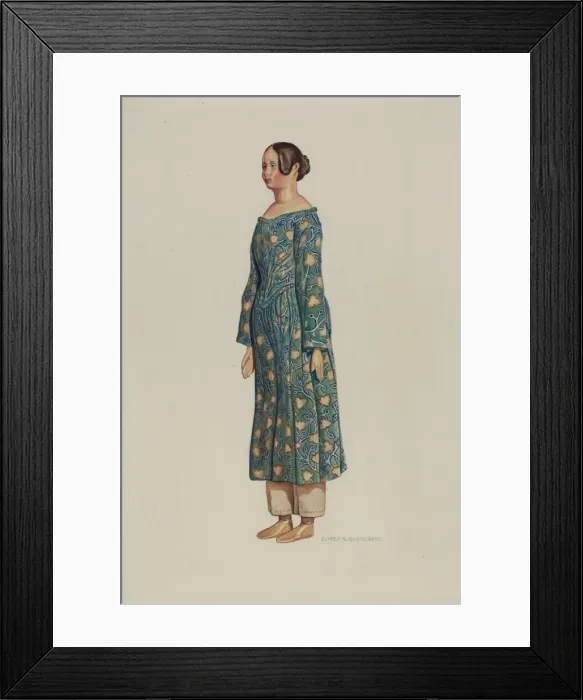Framed Print : Doll, c. 1940. Creator: Elmer R. Kottcamp Framed Print : Doll, c. 1940. Creator: Elmer R. Kottcamp