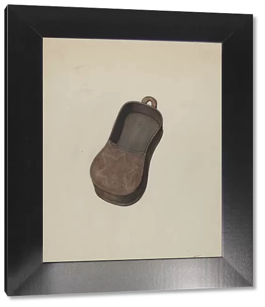 Pa. German Shoemakers Peg Box, c. 1940. Creator: Elmer R. Kottcamp