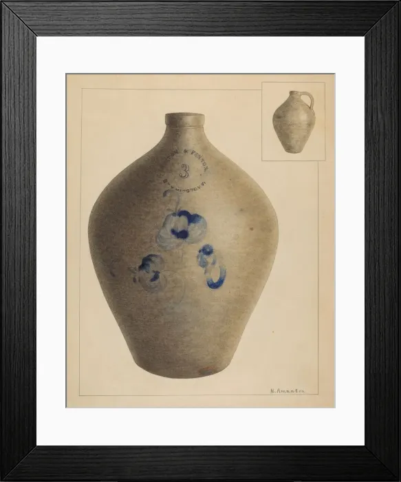 Framed Print : Jug, 1935 / 1942. Creator: Nicholas Amantea Framed Print : Jug, 1935 / 1942. Creator: Nicholas Amantea