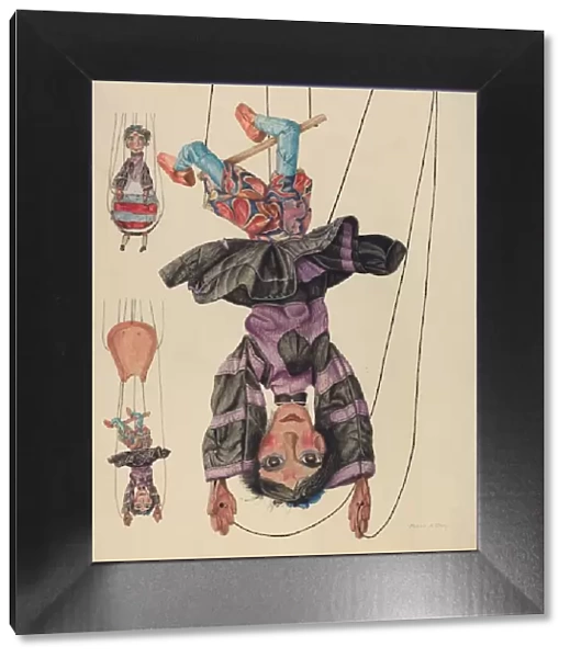 Marylin, the Trapeze Artist, 1935  /  1942. Creator: Frank Gray