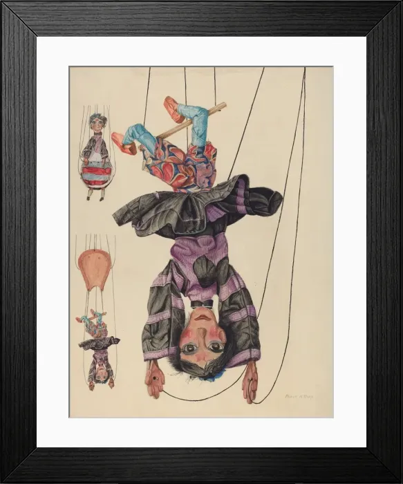Framed Print : Marylin, the Trapeze Artist, 1935 / 1942. Creator: Frank Gray Framed Print : Marylin, the Trapeze Artist, 1935 / 1942. Creator: Frank Gray