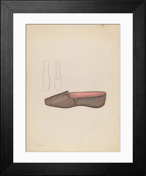 Framed Print : Slipper, 1935 / 1942. Creator: Melita Hofmann Framed Print : Slipper, 1935 / 1942. Creator: Melita Hofmann