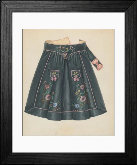 Framed Print : Apron, 1935  /  1942. Creator: Gertrude Lemberg