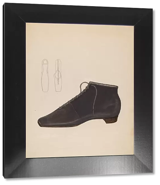 Womans Shoe, c. 1936. Creator: Melita Hofmann