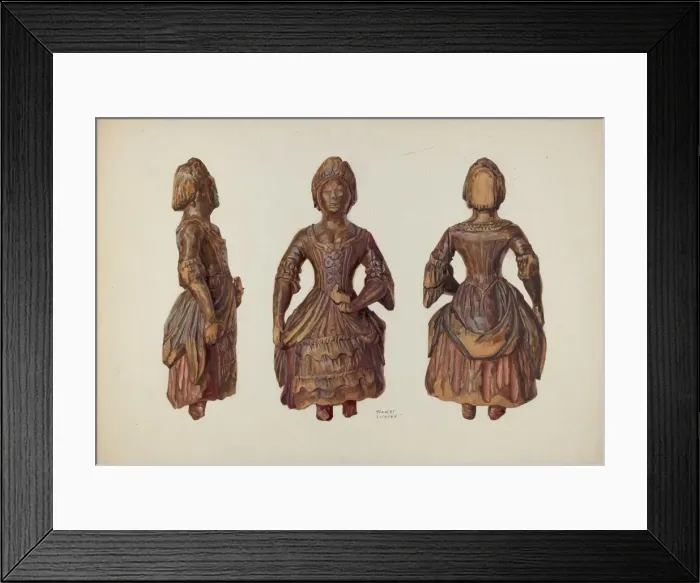 Framed Print : Doll, c. 1936. Creator: Frances Lichten Framed Print : Doll, c. 1936. Creator: Frances Lichten