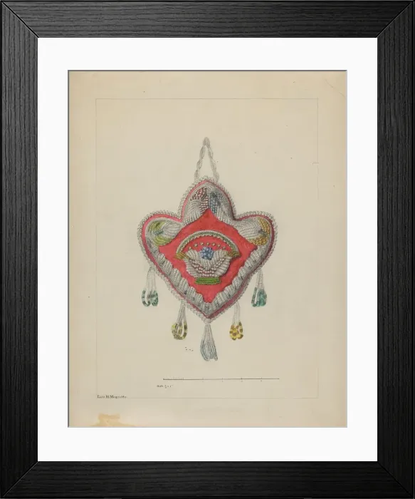 Framed Print : Pin Cushion, c. 1936. Creator: Edith Magnette Framed Print : Pin Cushion, c. 1936. Creator: Edith Magnette