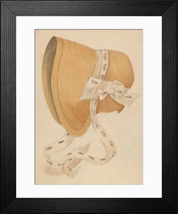 Framed Print : Bonnet, c. 1937. Creator: Dorothy Gernon Framed Print : Bonnet, c. 1937. Creator: Dorothy Gernon
