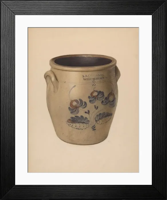 Framed Print : Crock, c. 1939. Creator: George Loughridge Framed Print : Crock, c. 1939. Creator: George Loughridge