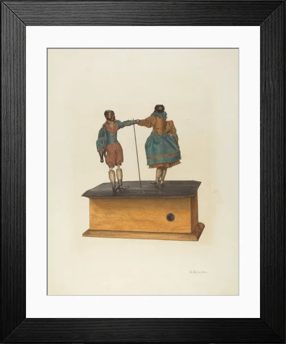 Framed Print : Mechanically Operated Toy, c. 1940. Creator: Nicholas Amantea Framed Print : Mechanically Operated Toy, c. 1940. Creator: Nicholas Amantea