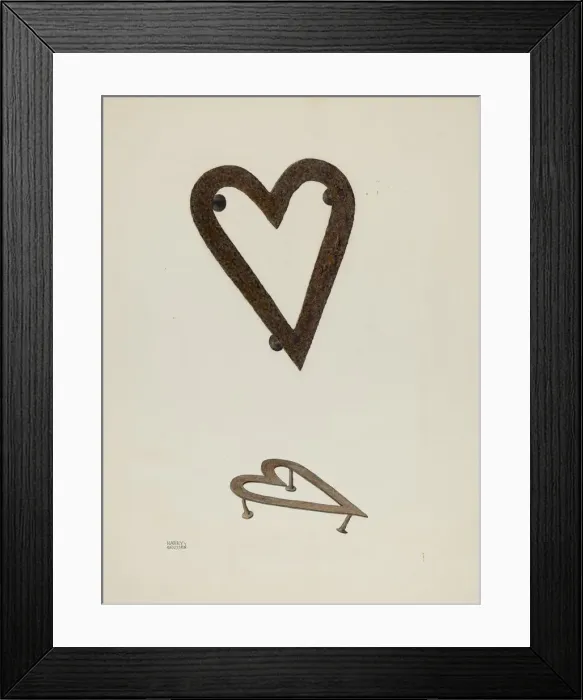 Framed Print : Trivet, c. 1939. Creator: Harry Grossen Framed Print : Trivet, c. 1939. Creator: Harry Grossen