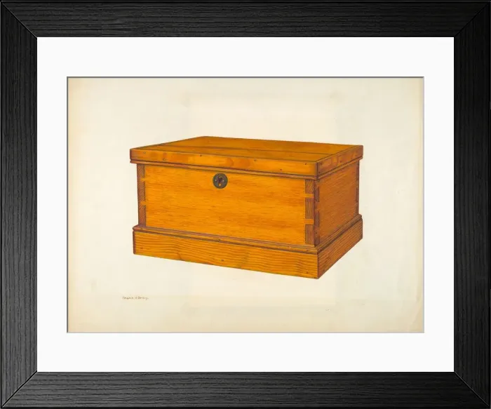 Framed Print : Strong Box, c. 1940. Creator: Frank Gray Framed Print : Strong Box, c. 1940. Creator: Frank Gray