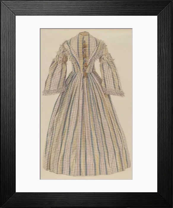 Framed Print : Dress, c. 1940. Creator: Frank M Keane Framed Print : Dress, c. 1940. Creator: Frank M Keane