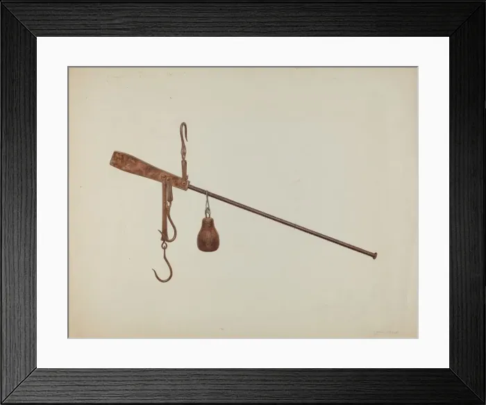 Framed Print : Steel Yard, c. 1939. Creator: Frank M Keane
