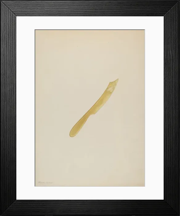 Framed Print : Fruit Knife, c. 1939. Creator: Frank M Keane Framed Print : Fruit Knife, c. 1939. Creator: Frank M Keane