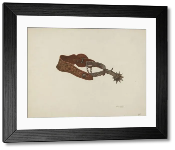 Framed Print : Spur, c. 1939. Creator: William Kieckhofel Framed Print : Spur, c. 1939. Creator: William Kieckhofel