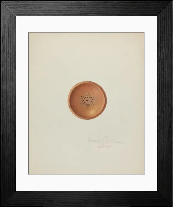 Framed Print : Top of Letter Sander, c. 1940. Creator: Cora Parker Framed Print : Top of Letter Sander, c. 1940. Creator: Cora Parker