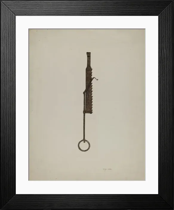 Framed Print : Trammel, c. 1939. Creator: Mary Hansen Framed Print : Trammel, c. 1939. Creator: Mary Hansen
