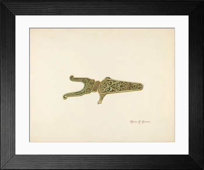 Framed Print : Bootjack, c. 1940. Creator: Marius Hansen Framed Print : Bootjack, c. 1940. Creator: Marius Hansen