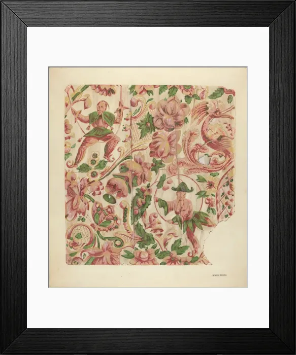 Framed Print : Wall Paper, 1935 / 1942. Creator: Holger Hansen Framed Print : Wall Paper, 1935 / 1942. Creator: Holger Hansen