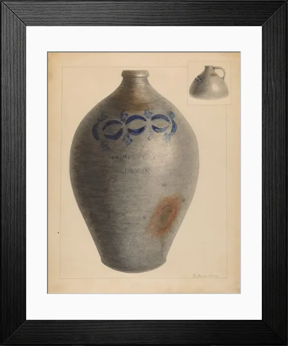 Framed Print : Jug, c. 1936. Creator: Nicholas Amantea Framed Print : Jug, c. 1936. Creator: Nicholas Amantea