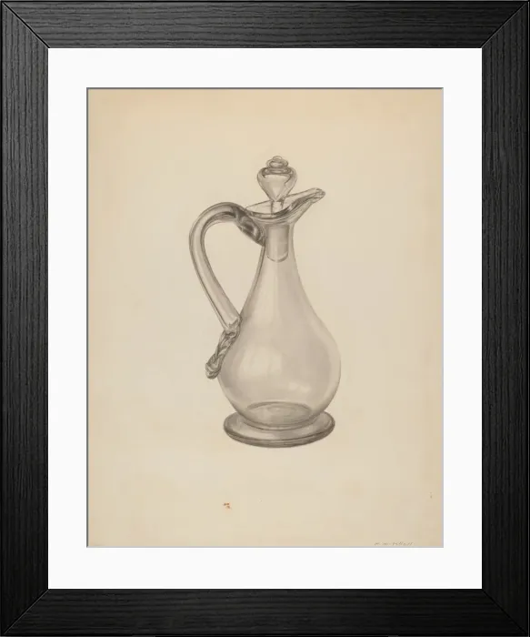 Framed Print : Cruet, 1938. Creator: Marie Mitchell Framed Print : Cruet, 1938. Creator: Marie Mitchell