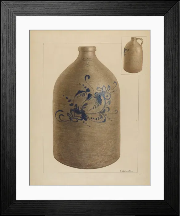 Framed Print : Jug, c. 1936. Creator: Nicholas Amantea Framed Print : Jug, c. 1936. Creator: Nicholas Amantea