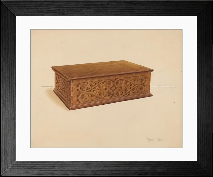 Framed Print : Box, c. 1936. Creator: Anne Ger Framed Print : Box, c. 1936. Creator: Anne Ger