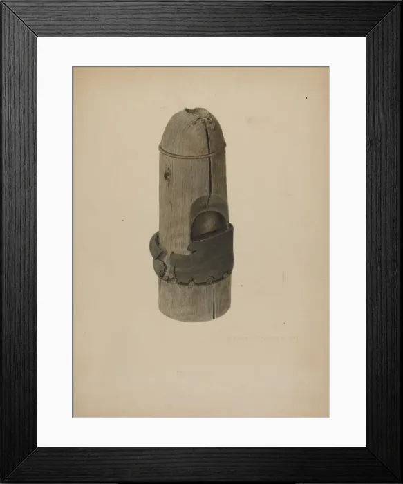 Framed Print : Pump Valve and Sucker, 1939. Creator: Alexander Anderson Framed Print : Pump Valve and Sucker, 1939. Creator: Alexander Anderson