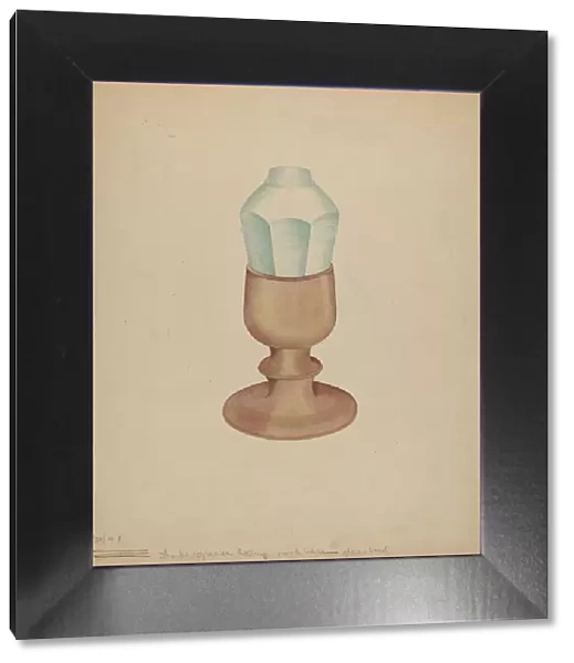 Shaker Grease Lamp, 1941. Creator: Charles Goodwin