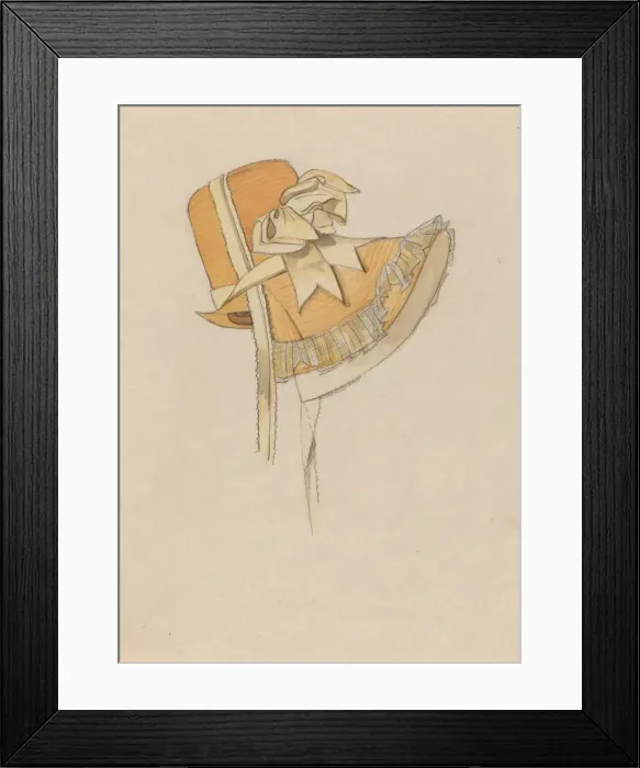 Framed Print : Bonnet, 1935 / 1942. Creator: Rosalia Lane Framed Print : Bonnet, 1935 / 1942. Creator: Rosalia Lane