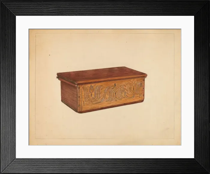 Framed Print : Bible Box, c. 1936. Creator: Bernard Gussow Framed Print : Bible Box, c. 1936. Creator: Bernard Gussow
