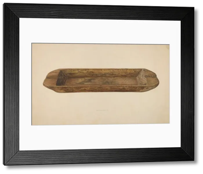 Framed Print : Butter Tub, 1939. Creator: Albert Geuppert Framed Print : Butter Tub, 1939. Creator: Albert Geuppert