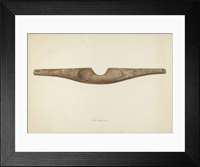 Framed Print : Shoulder Yoke, 1939. Creator: Albert Geuppert Framed Print : Shoulder Yoke, 1939. Creator: Albert Geuppert