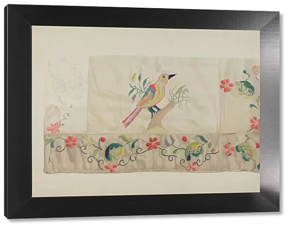 Crewel Embroidery, 1935  /  1942. Creator: Helen E. Gilman