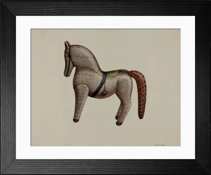 Framed Print : Toy Horse, 1935 / 1942. Creator: Arsen Maralian Framed Print : Toy Horse, 1935 / 1942. Creator: Arsen Maralian