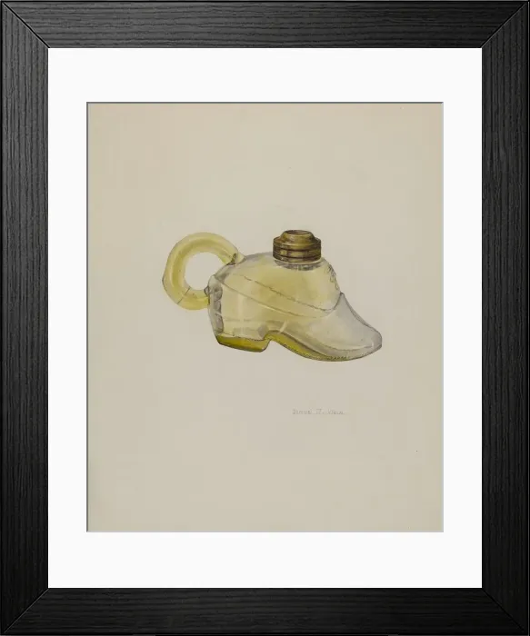 Framed Print : Lamp Base, 1939. Creator: Samuel O. Klein Framed Print : Lamp Base, 1939. Creator: Samuel O. Klein