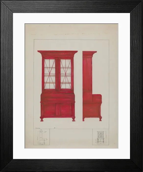 Framed Print : Secretary, 1935 / 1942. Creator: Henry Meyers Framed Print : Secretary, 1935 / 1942. Creator: Henry Meyers