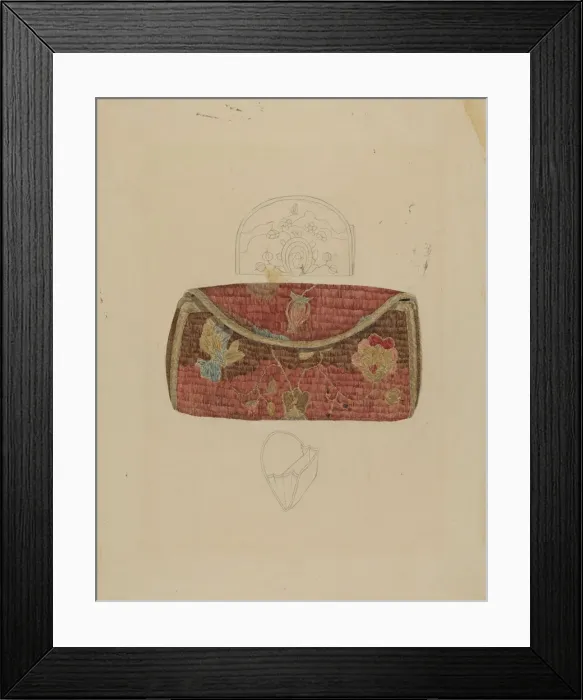 Framed Print : Purse, c. 1936. Creator: Melita Hofmann Framed Print : Purse, c. 1936. Creator: Melita Hofmann
