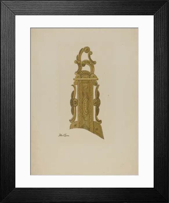 Framed Print : Rifle Patchbox, 1935 / 1942. Creator: Albert J. Levone Framed Print : Rifle Patchbox, 1935 / 1942. Creator: Albert J. Levone