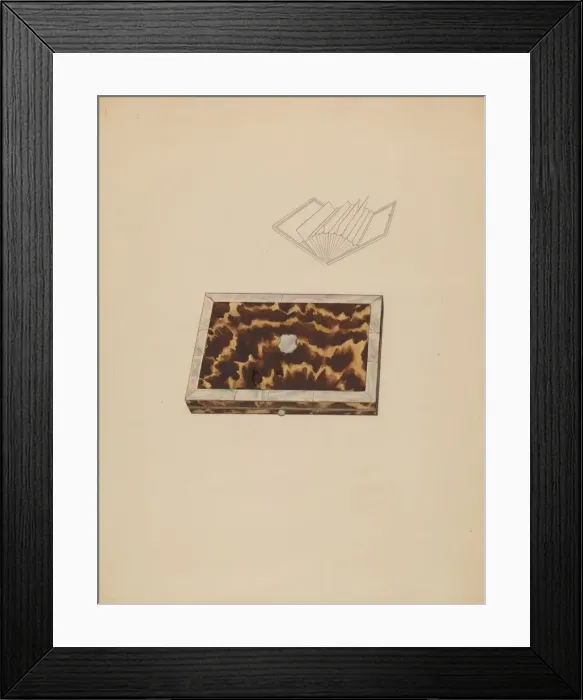 Framed Print : Card Case, c. 1936. Creator: Melita Hofmann Framed Print : Card Case, c. 1936. Creator: Melita Hofmann