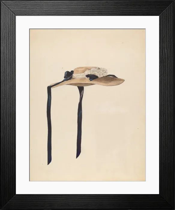 Framed Print : Hat, c. 1936. Creator: Melita Hofmann Framed Print : Hat, c. 1936. Creator: Melita Hofmann