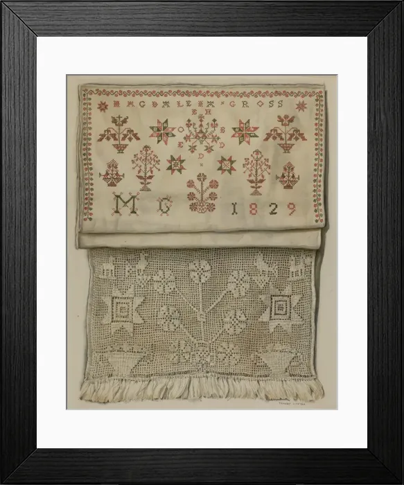 Framed Print : 1829 Show Towel, 1935 / 1942. Creator: Frances Lichten Framed Print : 1829 Show Towel, 1935 / 1942. Creator: Frances Lichten