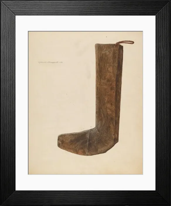 Framed Print : Boot Form, 1938. Creator: Albert Geuppert Framed Print : Boot Form, 1938. Creator: Albert Geuppert