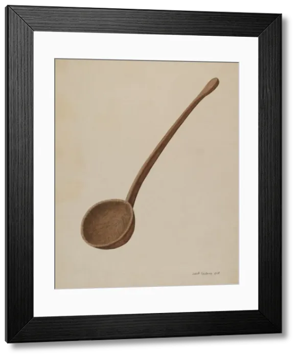 Framed Print : Wooden Dipper, 1938. Creator: Jacob Gielens Framed Print : Wooden Dipper, 1938. Creator: Jacob Gielens