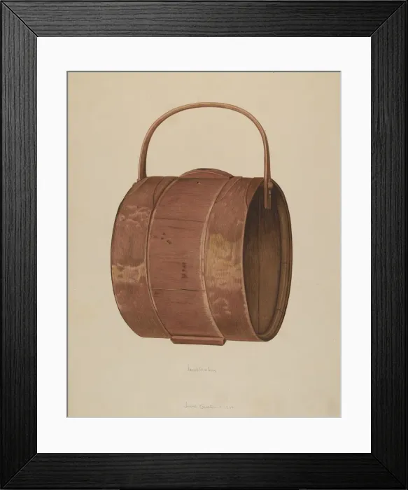 Framed Print : Liquor Container, 1938. Creator: Jacob Gielens Framed Print : Liquor Container, 1938. Creator: Jacob Gielens