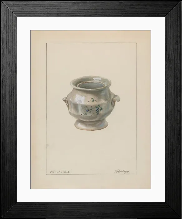 Framed Print : Small Sugar Bowl, c. 1936. Creator: Thomas Holloway Framed Print : Small Sugar Bowl, c. 1936. Creator: Thomas Holloway