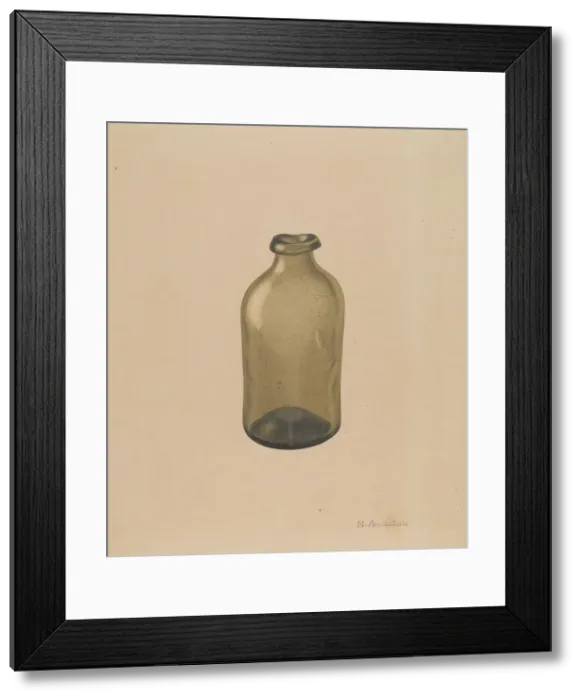 Framed Print : Bottle, c. 1937. Creator: Nicholas Amantea Framed Print : Bottle, c. 1937. Creator: Nicholas Amantea
